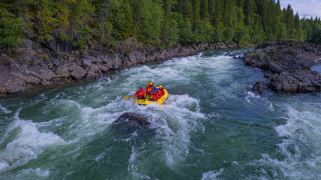 Rafting med RiverNorth på Trofors